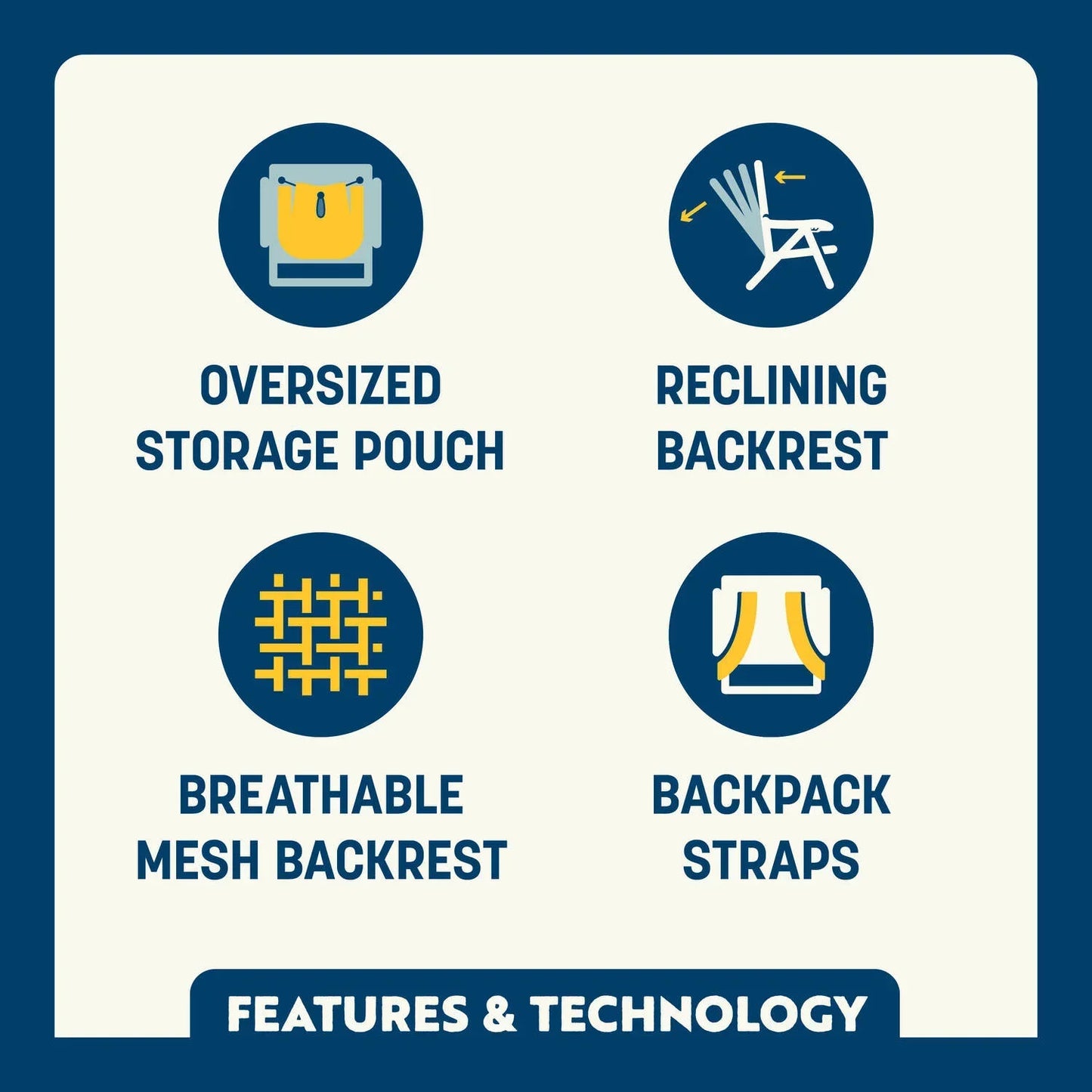 Backpack Beach Chair E5